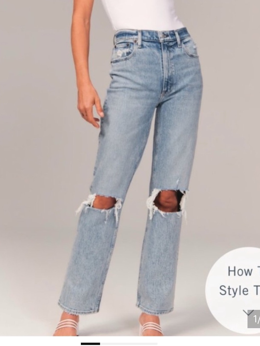 Abercrombie & Fitch CL 90s ultra strait